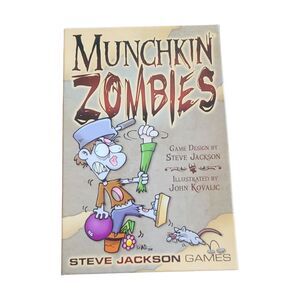 Munchkin Zombies Eat Brains Card Board Game Family Game Night